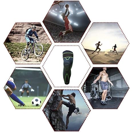 Knee Compression Sleeve – Pain Relief & Support for Sports, Swelling & Everyday Use