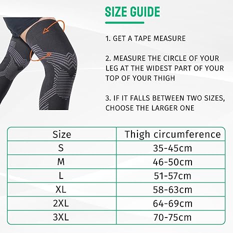 Knee Compression Sleeve – Pain Relief & Support for Sports, Swelling & Everyday Use