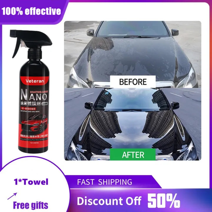 Nano Shield Premium Ceramic Coating – Ultra Gloss & Protection for Cars & Motorcycles
