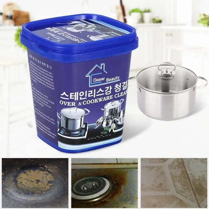 100% Original Imported Cookware Cleaner – Kitchen Wash Paste for Stainless Steel & Household Cleaning