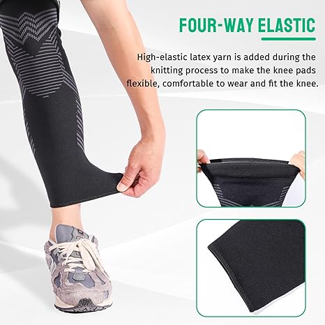 Knee Compression Sleeve – Pain Relief & Support for Sports, Swelling & Everyday Use