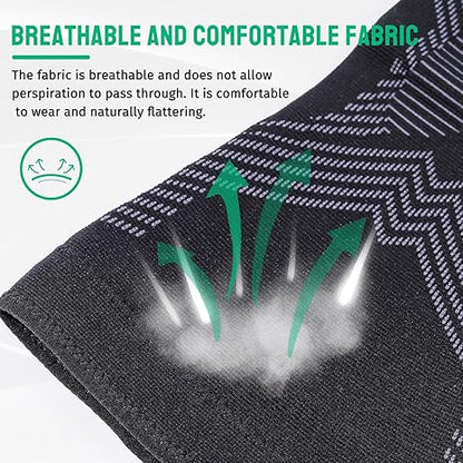 Knee Compression Sleeve – Pain Relief & Support for Sports, Swelling & Everyday Use