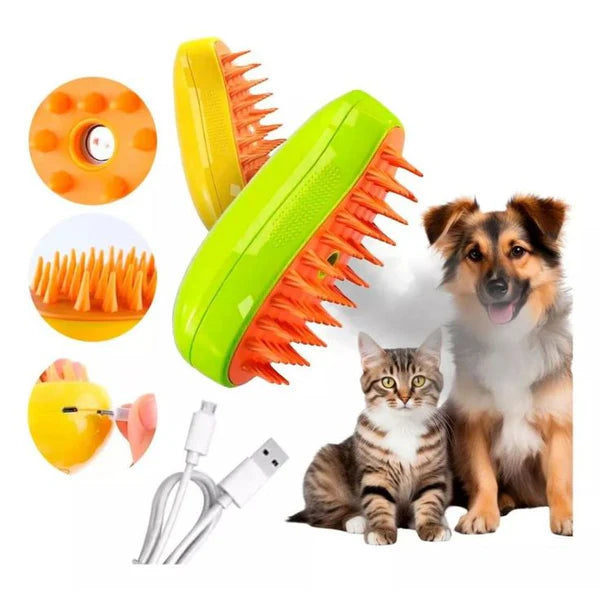 Pet Steam Brush 3 in 1