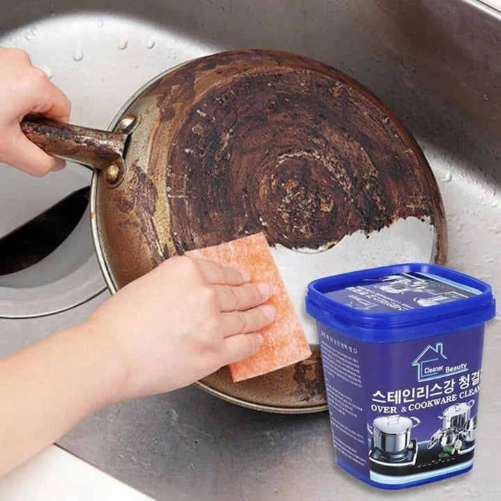100% Original Imported Cookware Cleaner – Kitchen Wash Paste for Stainless Steel & Household Cleaning