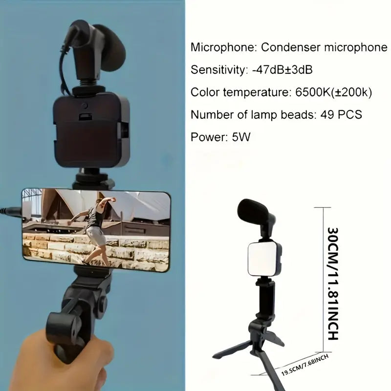 Mini Vlogging Kit – Portable Setup for Content Creators